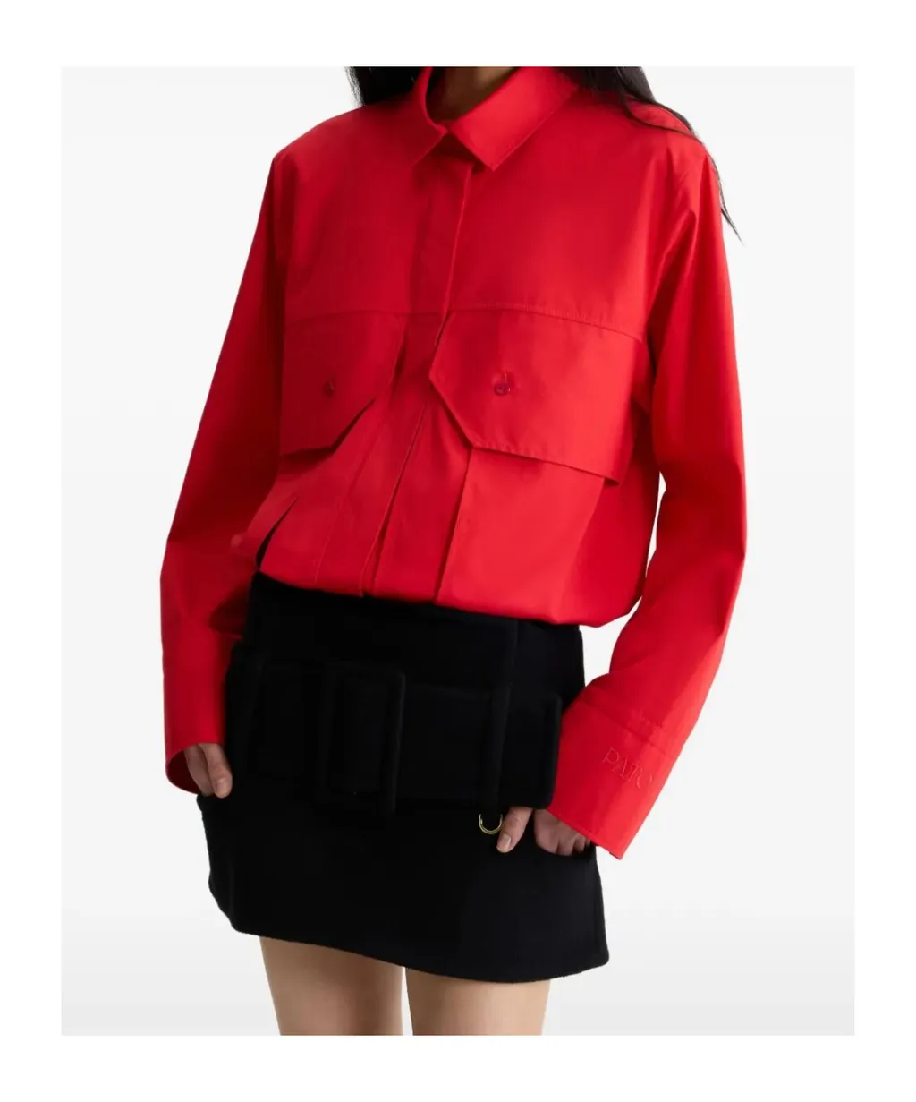Patou Belted Mini Skirt