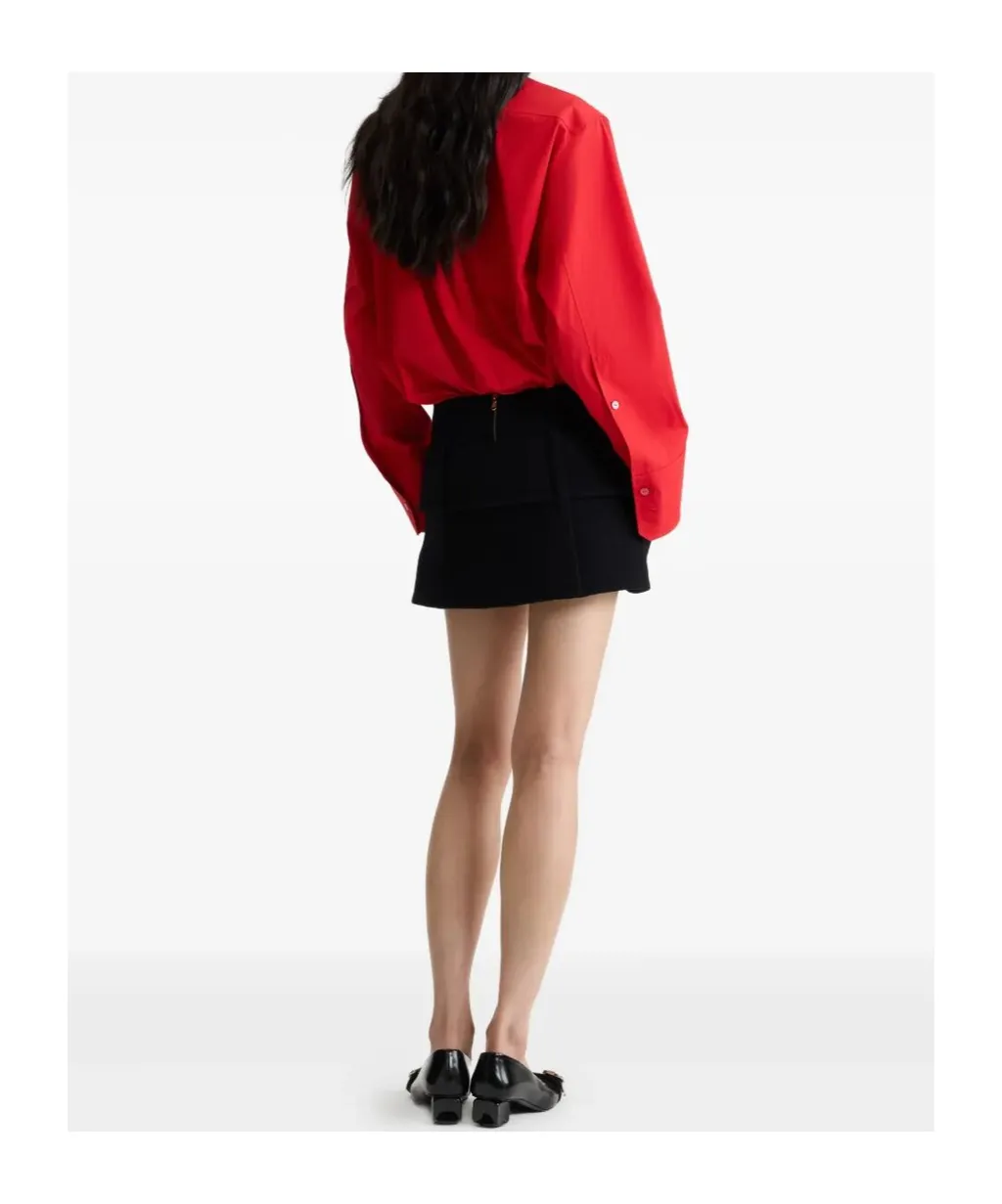 Patou Belted Mini Skirt