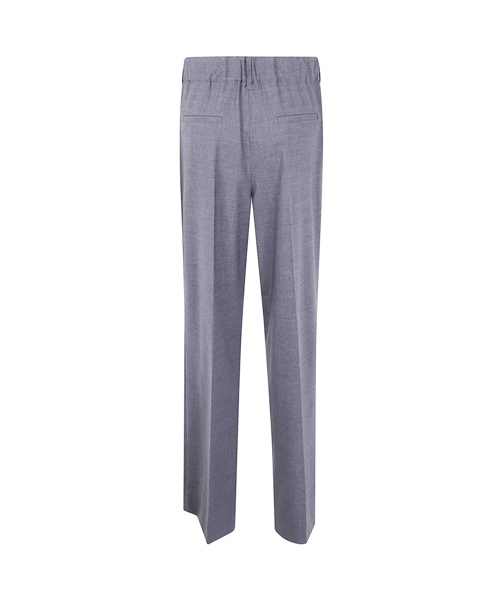 Pleated Wool Trousers