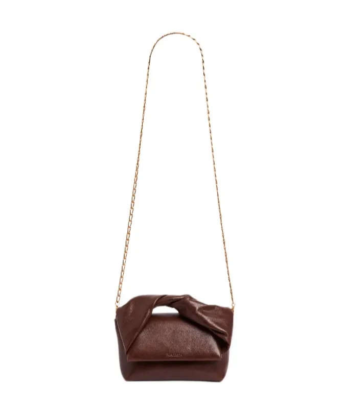 Knotted Leather Tote Bag