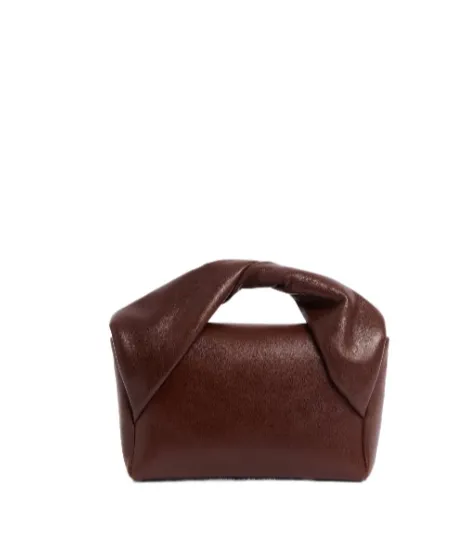 Knotted Leather Tote Bag