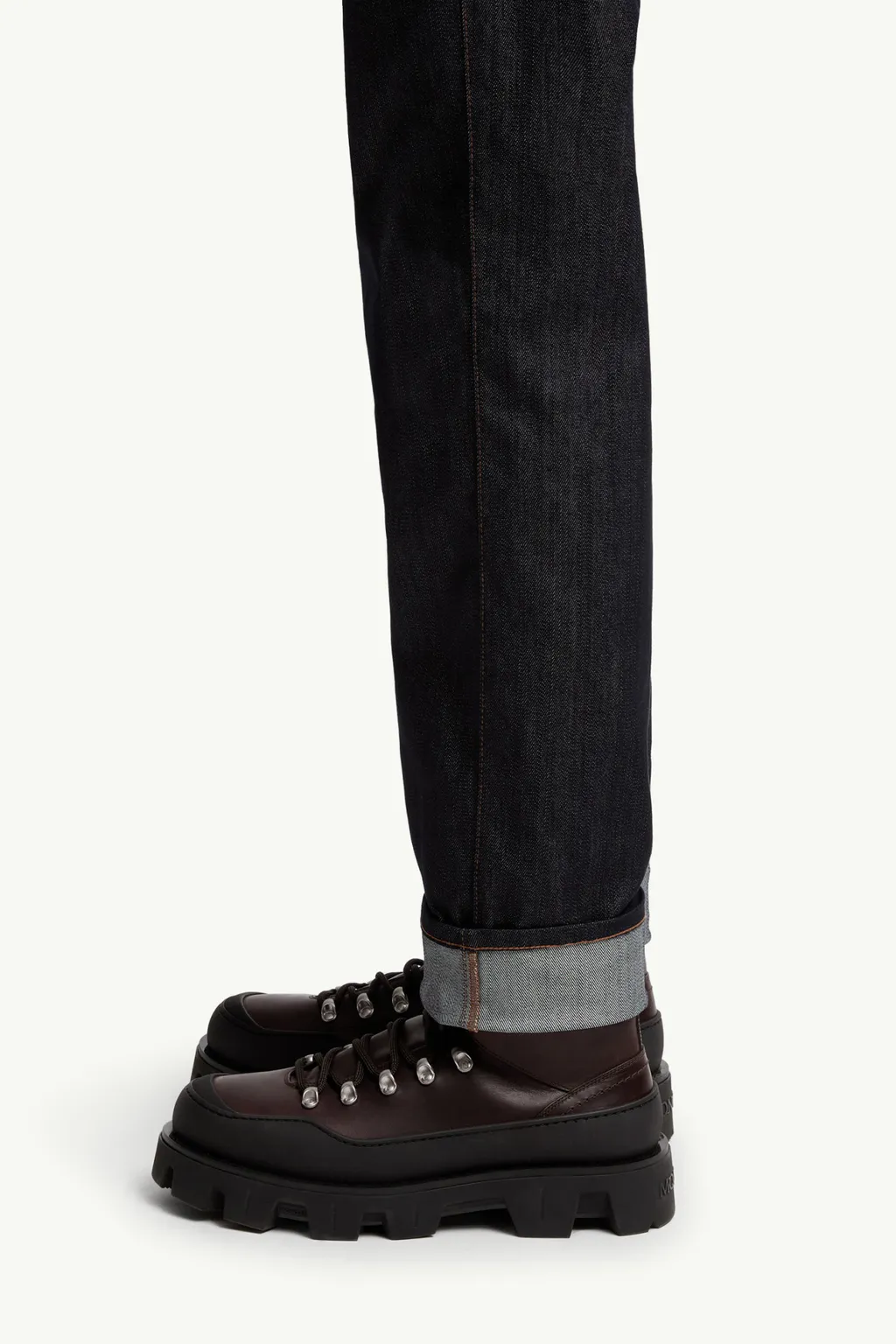 Moncler Logo Patch Straight Leg Pants