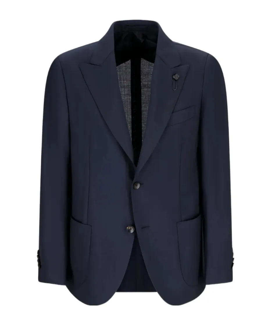 Single-Breasted Patch-Pocket Jacket