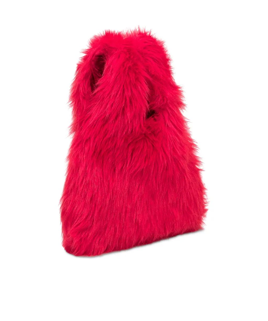 Msgm Fluffy Small Satchel Bag