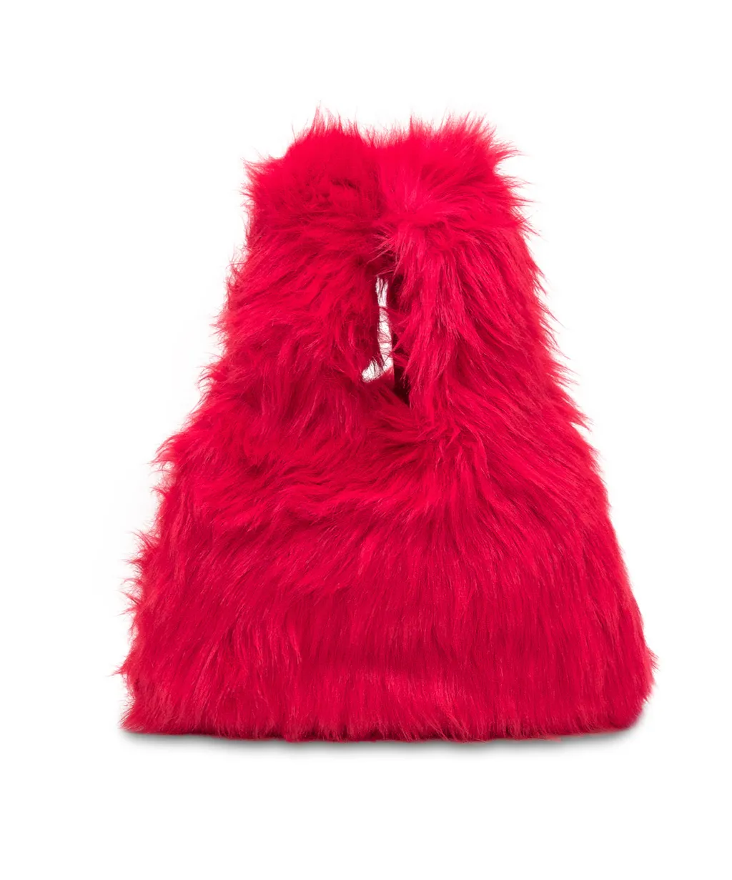 Msgm Fluffy Small Satchel Bag