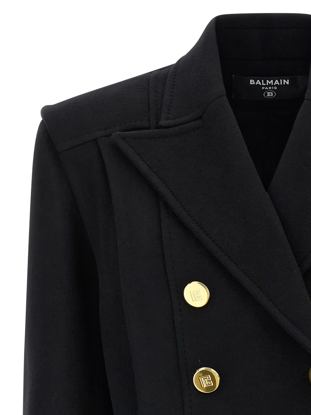 Peak-Lapel Belted Coat