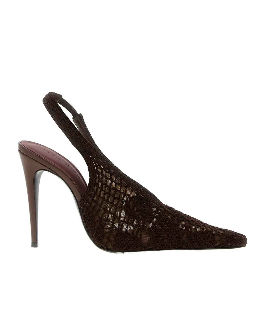 Magda Butrym Slingback Crochet Heels