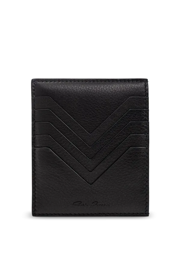 Rick Owens Logo Embossed Card Holder