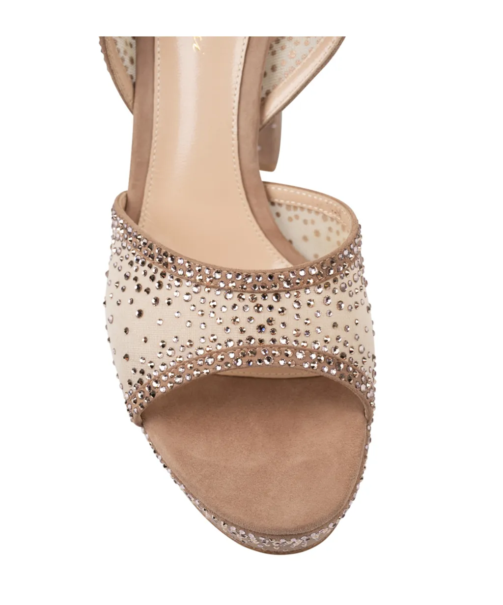 Round-Toe High-Heeled Sandals