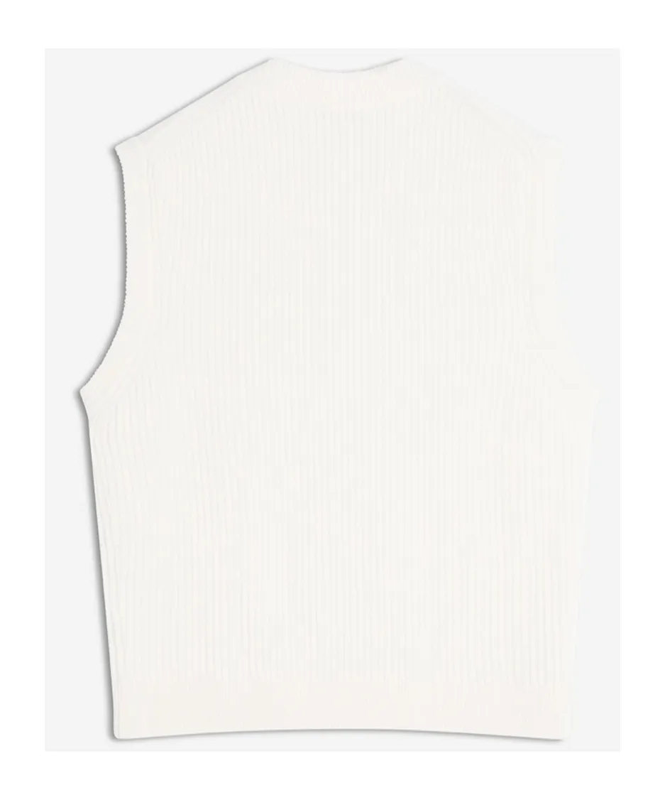 Maison Kitsun Fox Head Ribbed Vest