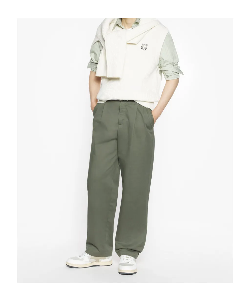 Maison Kitsun Fox Head Ribbed Vest