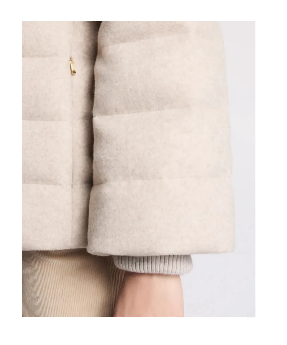 Jersey Puffer Jacket