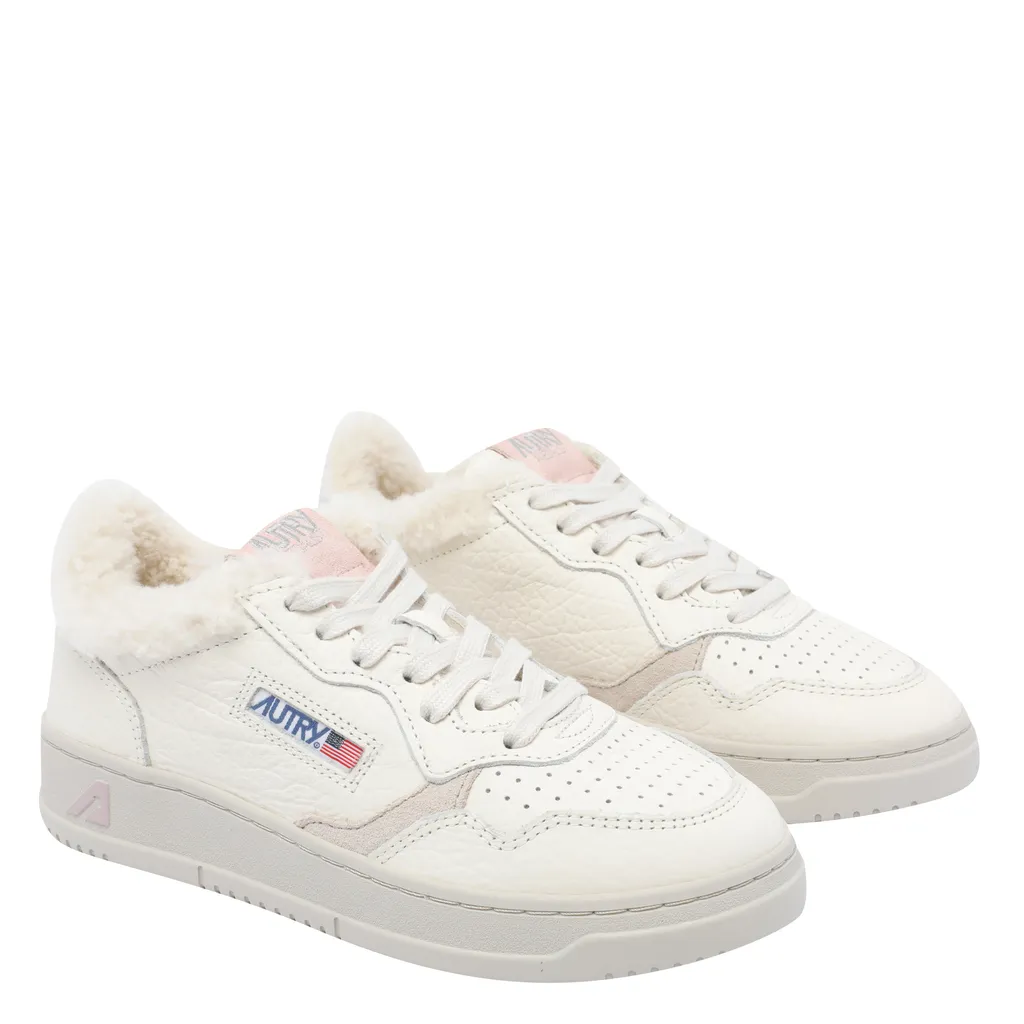 Faux-Fur Medalist Sneakers