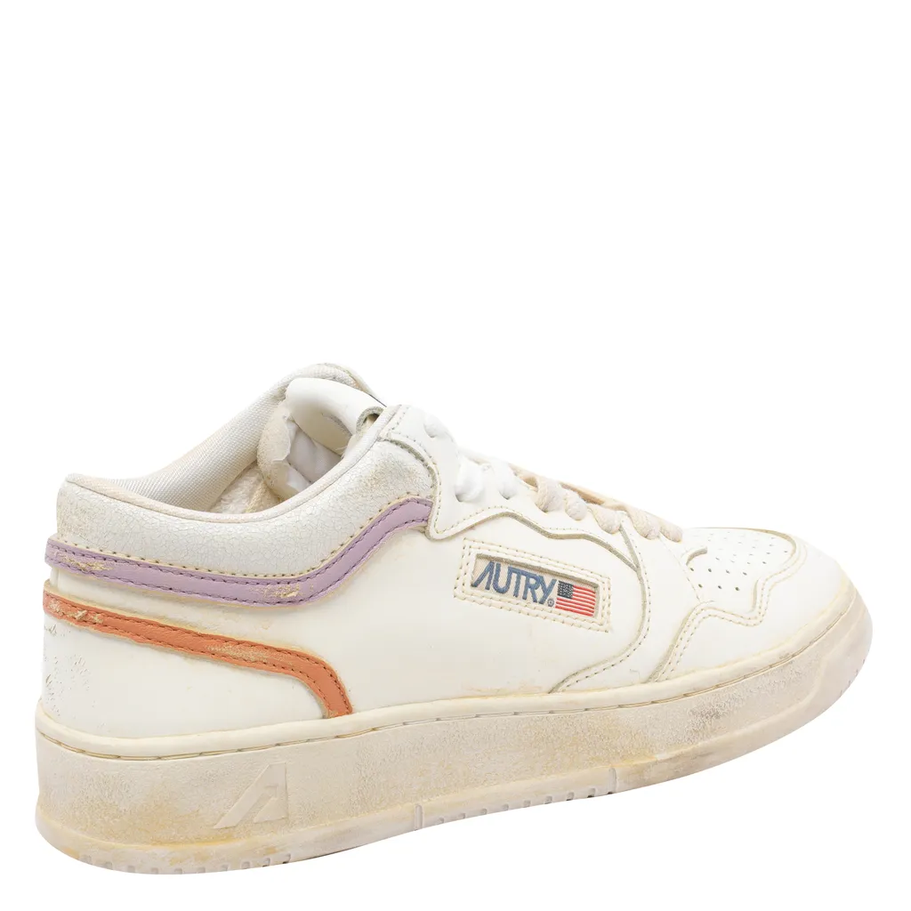 Medalist Stripe Leather Sneakers