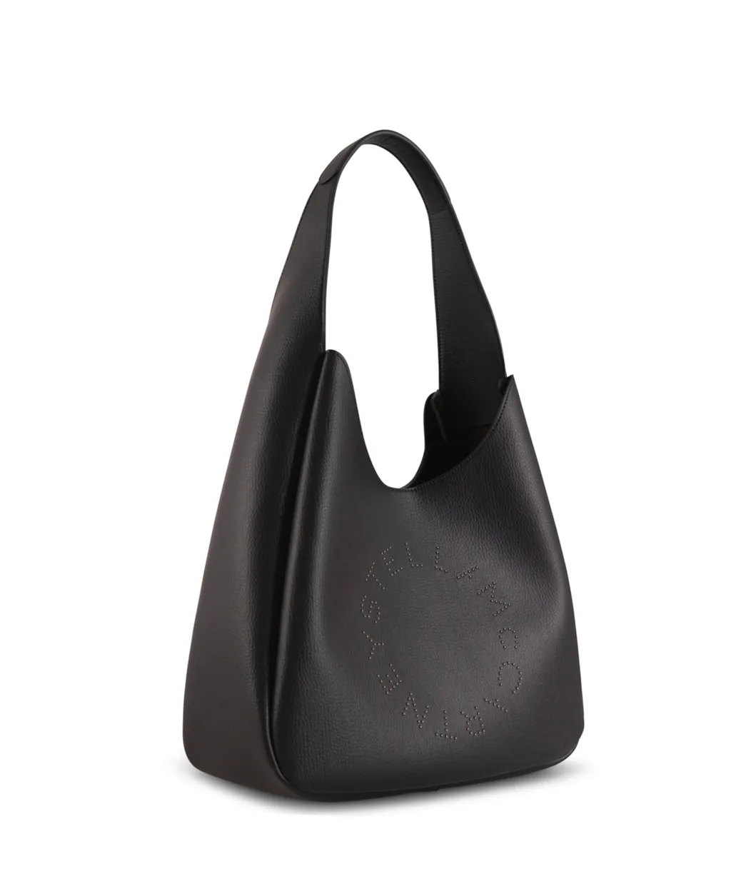Logo Slouchy Hobo Shoulder Bag