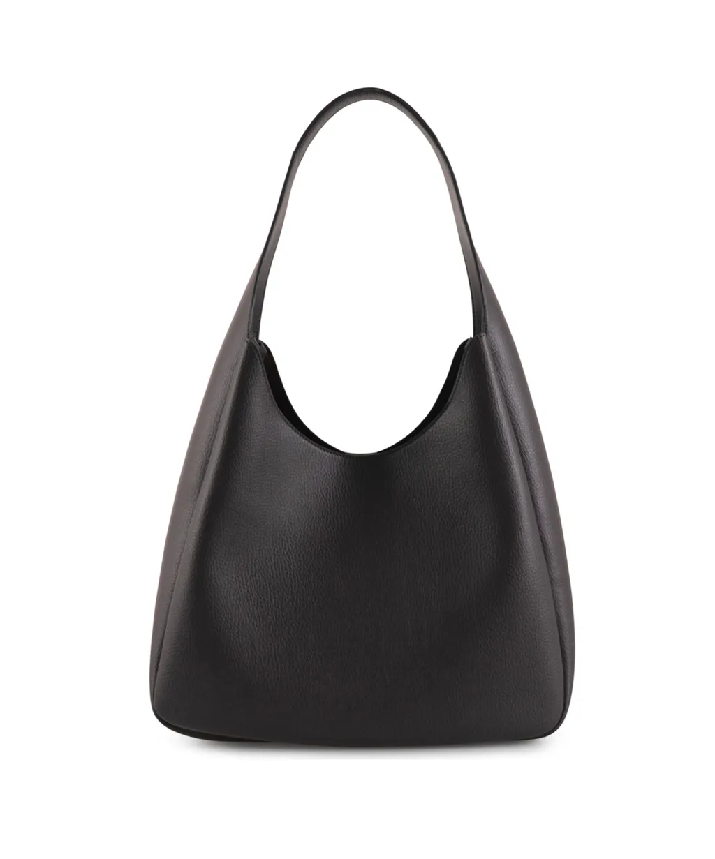 Logo Slouchy Hobo Shoulder Bag