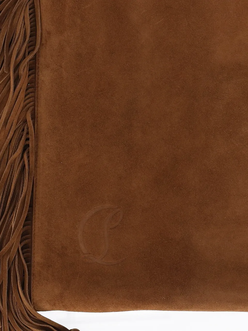 Fringe-Detail Suede Backpack
