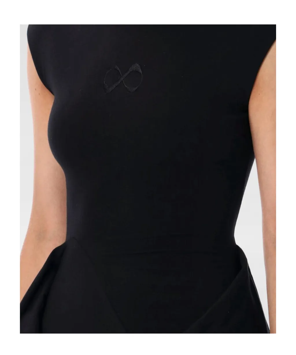 Ottolinger Sleevy Strap-Sleeve Maxi Dress