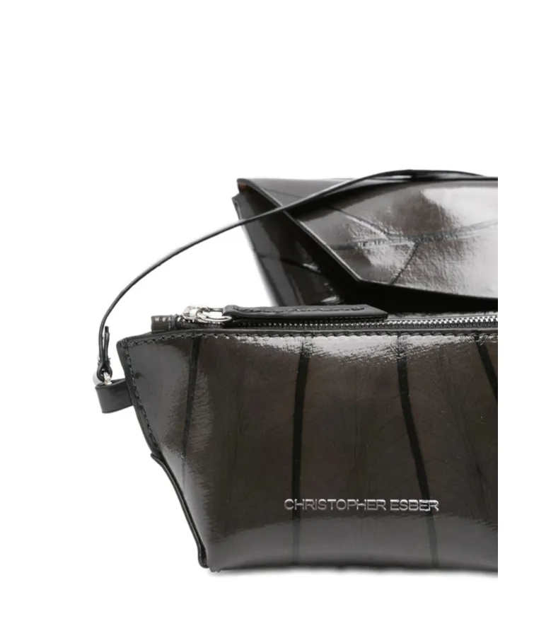 Gondola Leaf Patent Leather Tote Bag