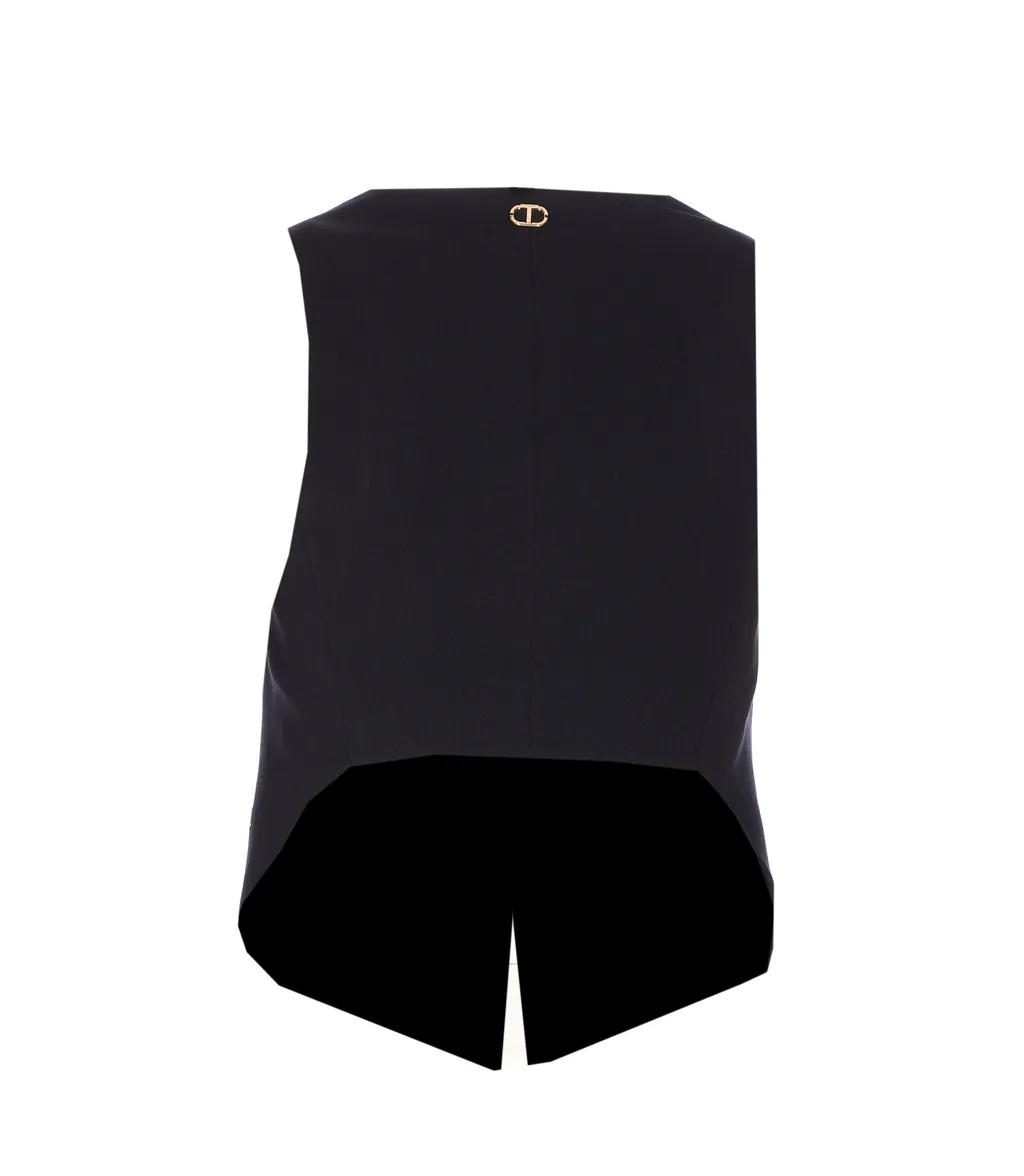 V-Neck Buttoned Waistcoat