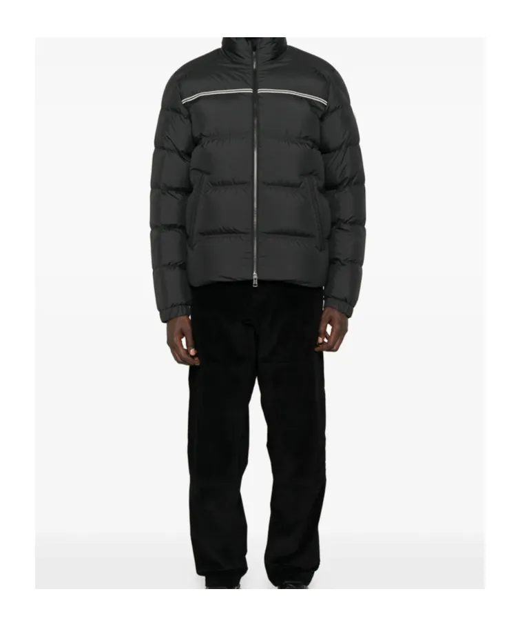 Moncler Logo Patch Zip-Up Jacket