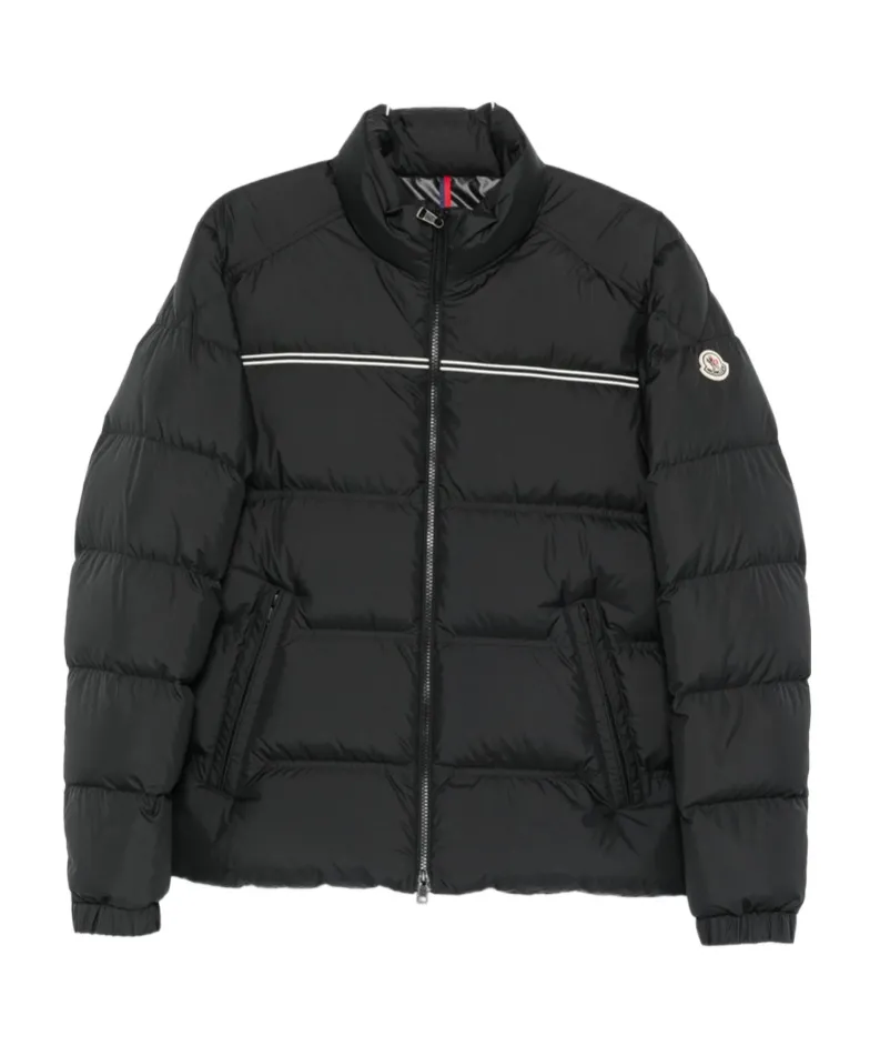 Moncler Logo Patch Zip-Up Jacket