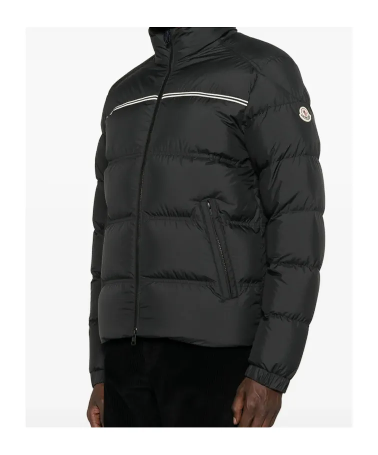 Moncler Logo Patch Zip-Up Jacket