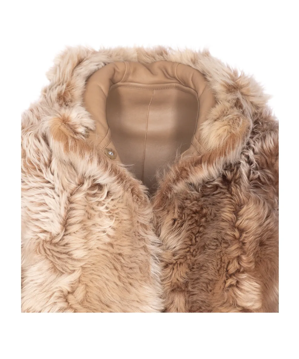 Yves Salomon Hooded Fur Jacket