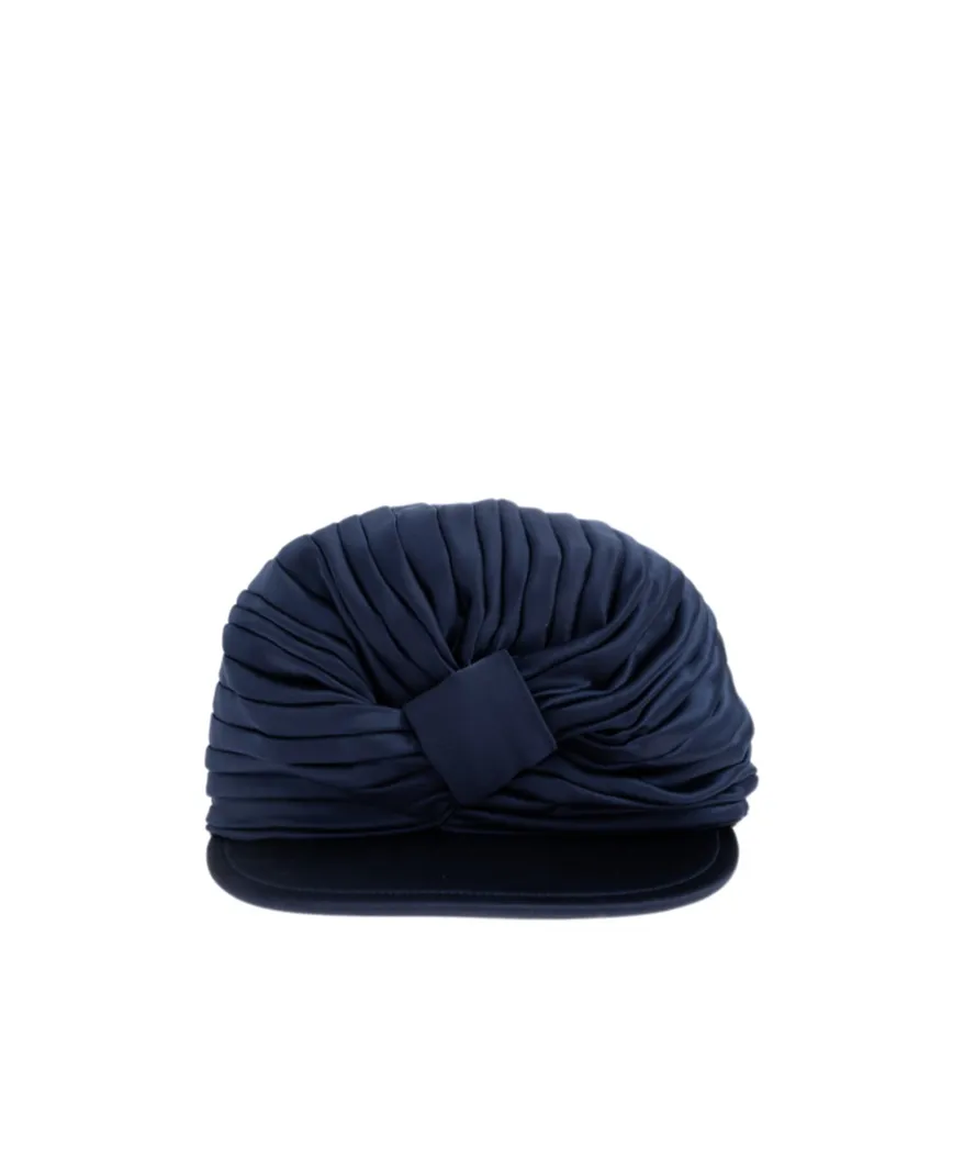 Pleated Bow Cap