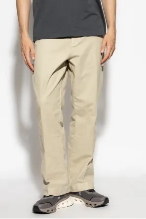 Button-Fly Cotton Trousers