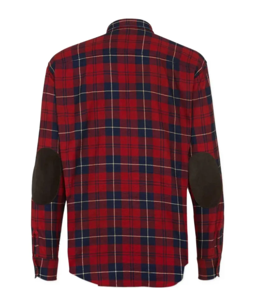 Checked-Pattern Shirt