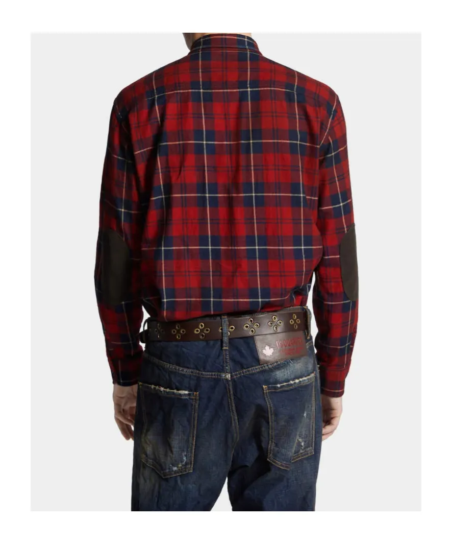 Checked-Pattern Shirt
