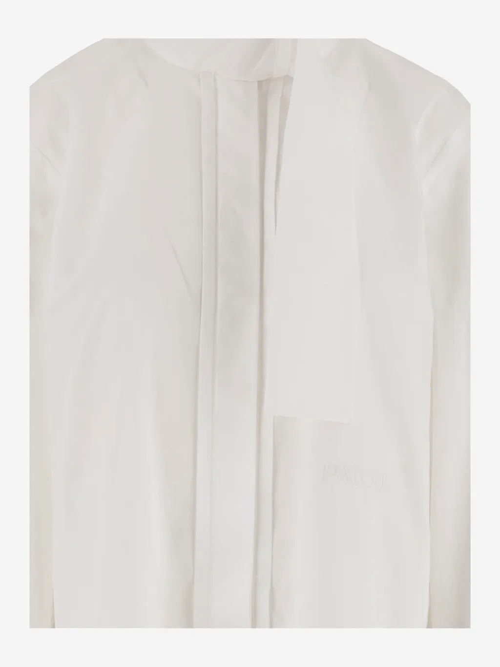 Patou Tied Neck Long-Sleeve Shirt