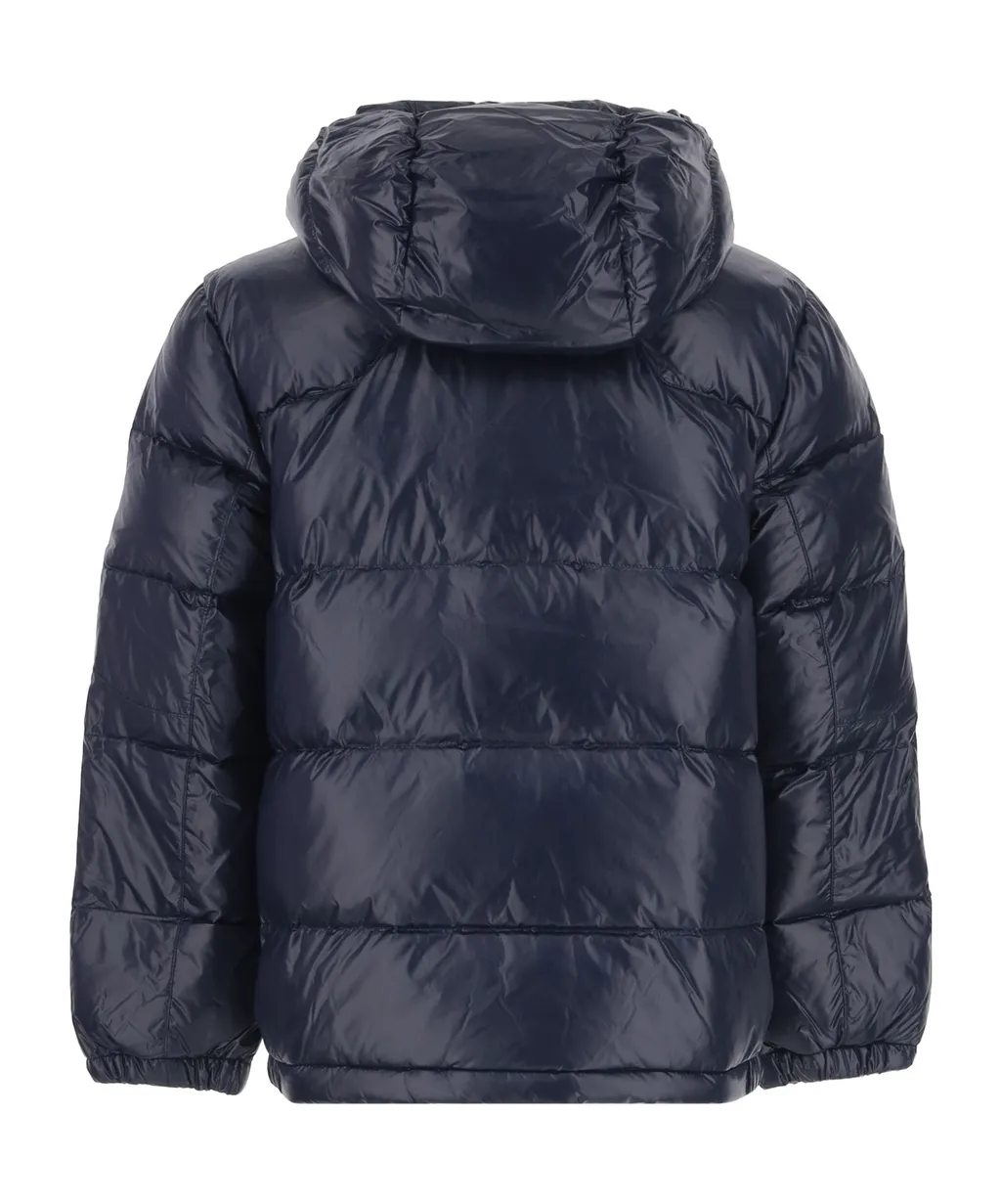 Padded Logo-Patch Jacket