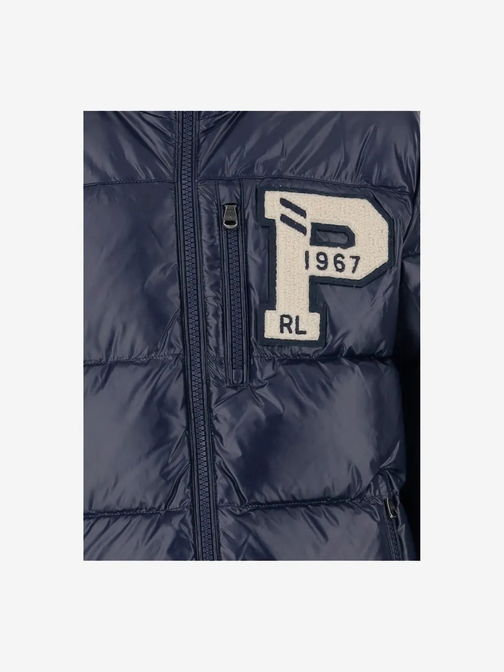 Padded Logo-Patch Jacket