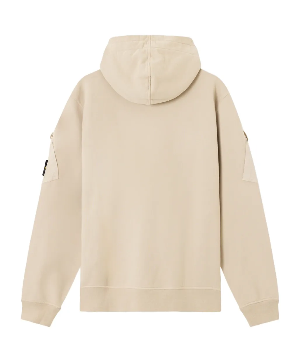 Stone Island Logo Patch Zipped Hoodie
