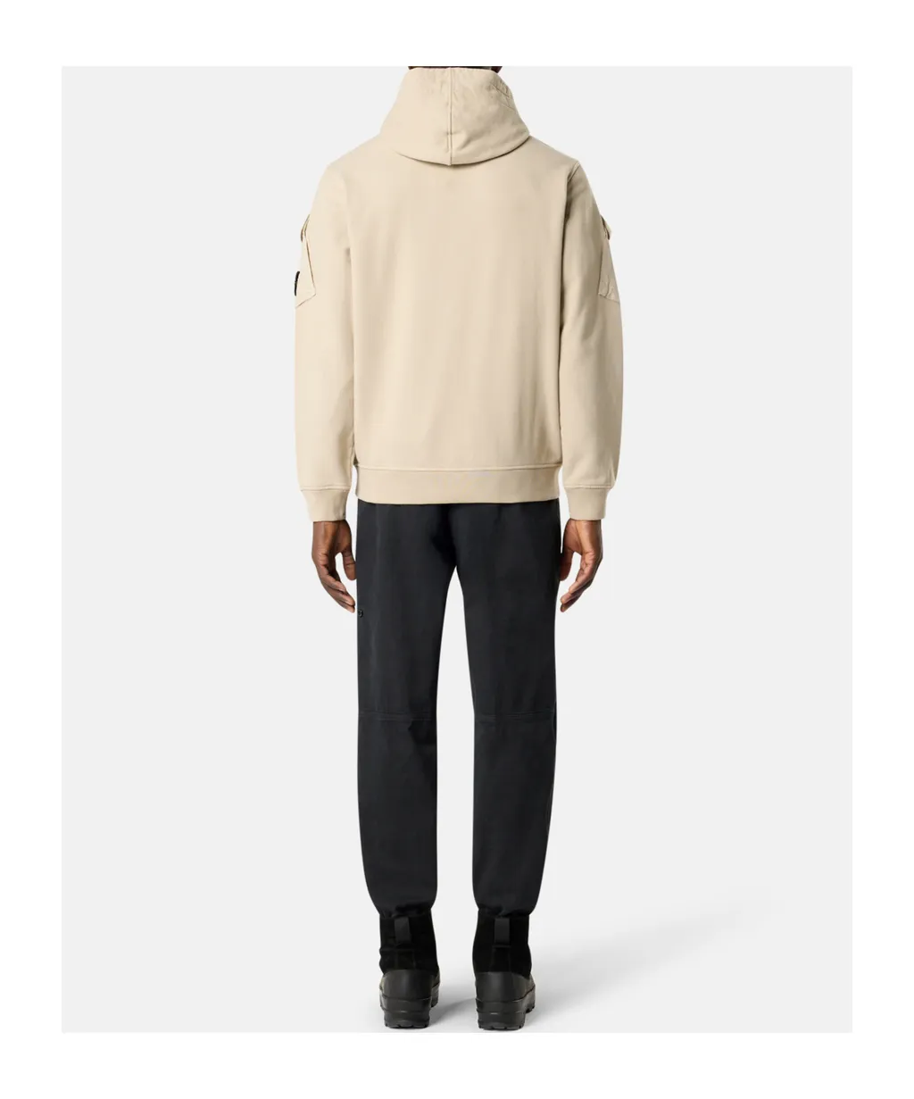 Stone Island Logo Patch Zipped Hoodie
