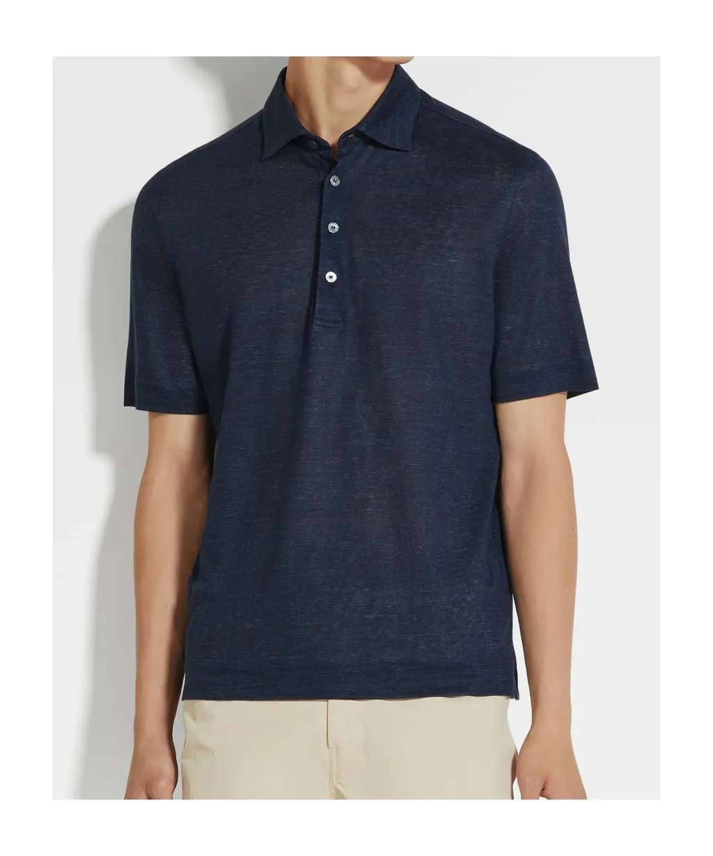 Linen Polo Shirt