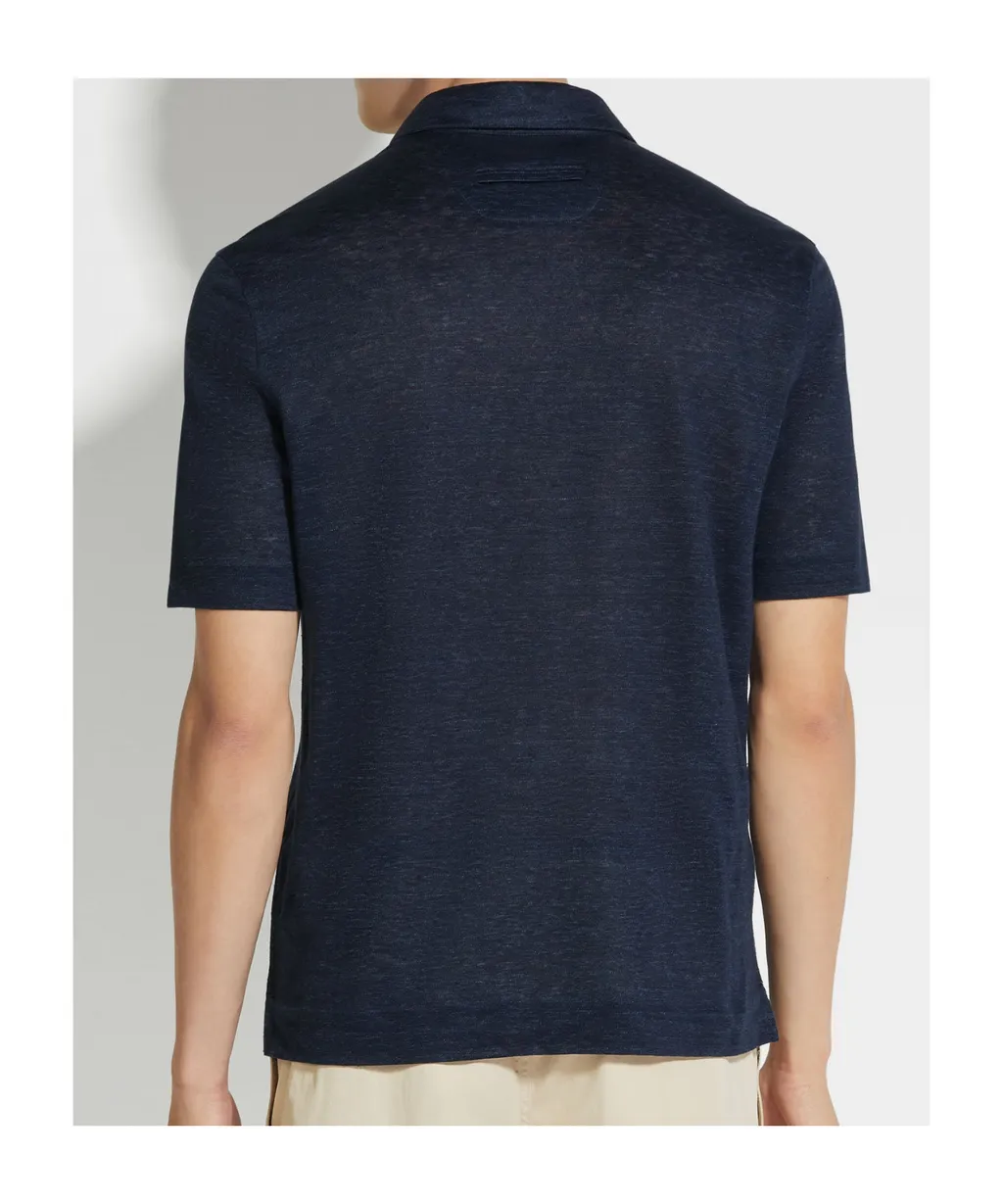 Linen Polo Shirt