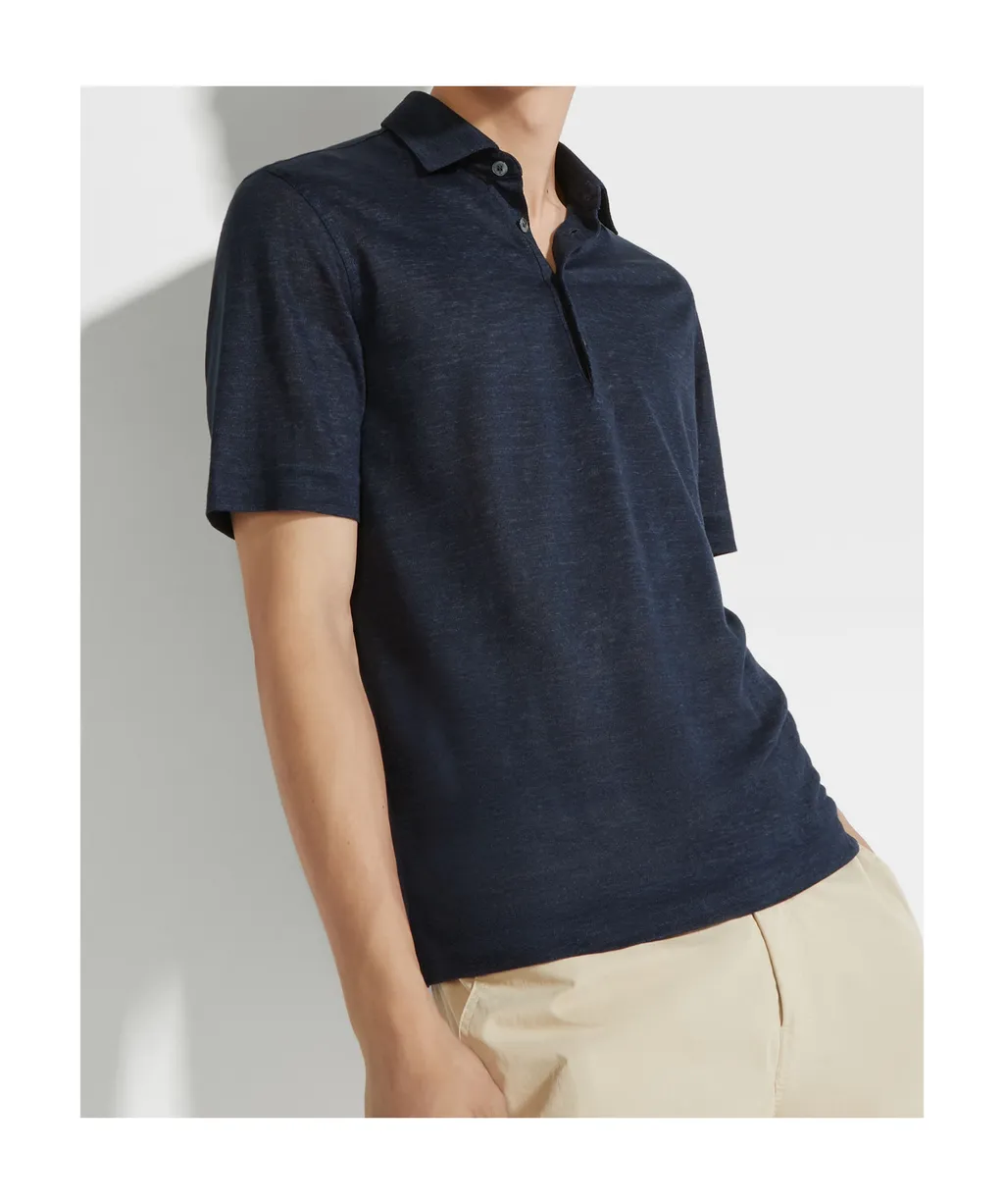 Linen Polo Shirt