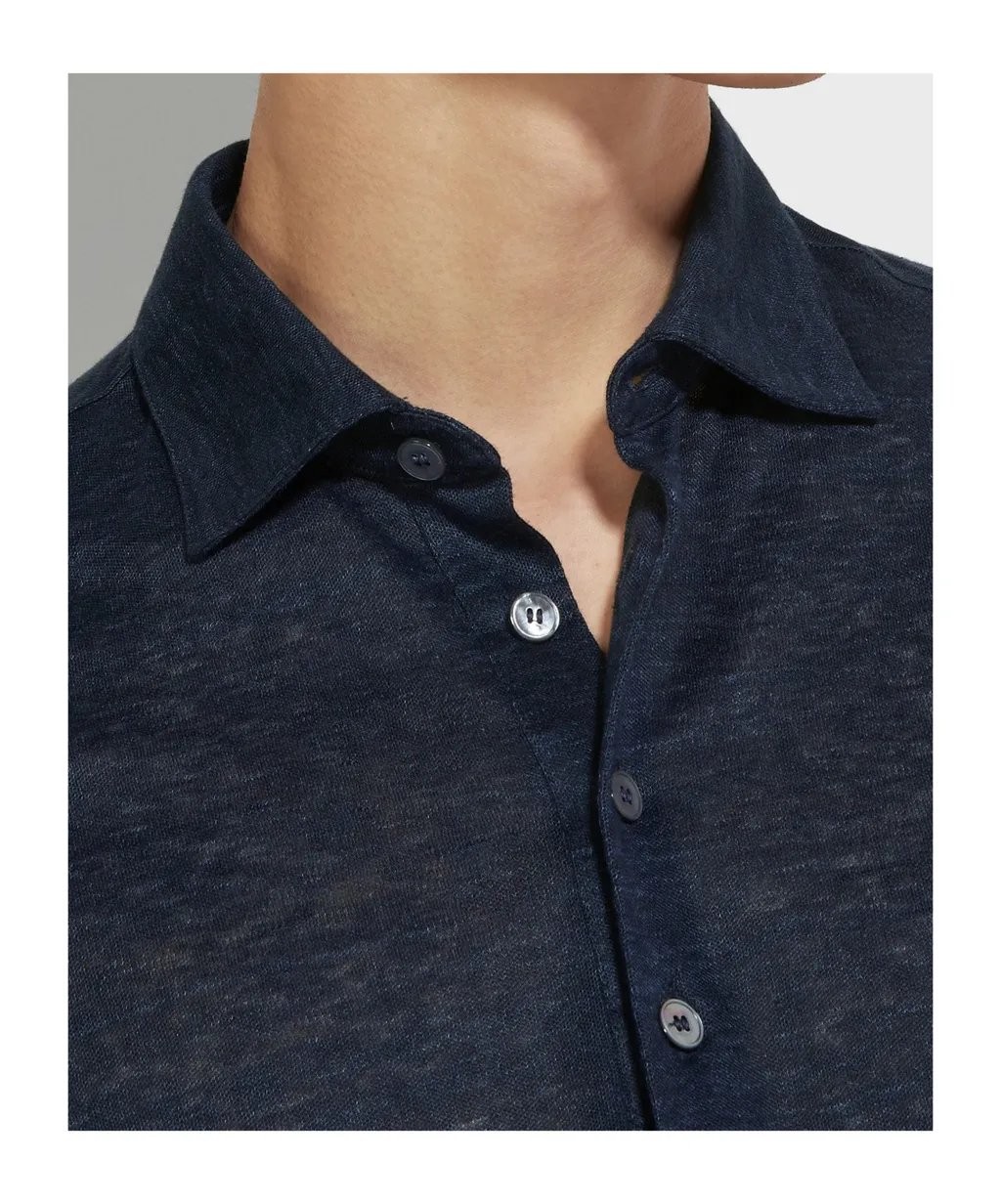 Linen Polo Shirt
