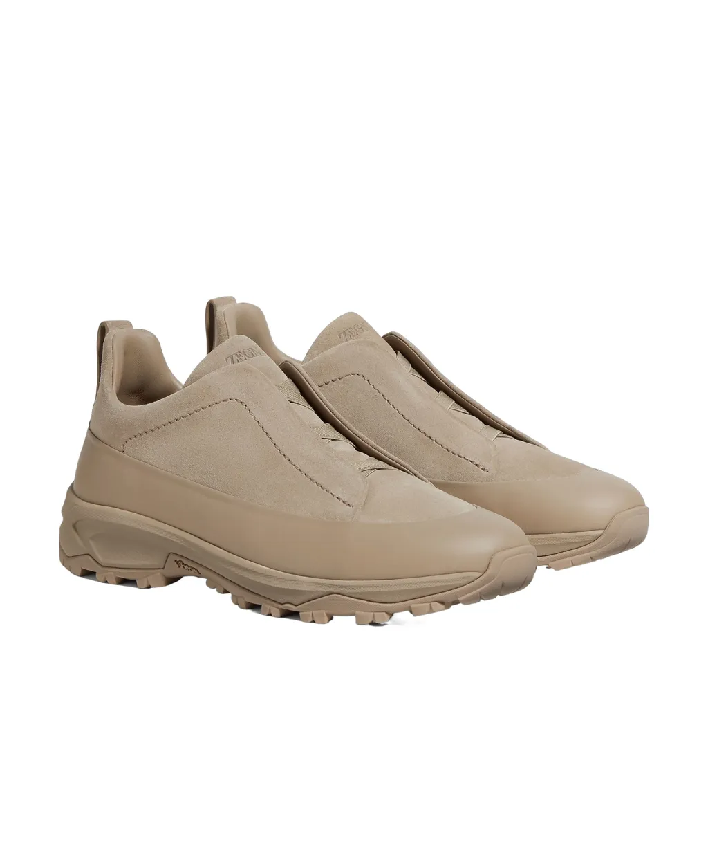 Zegna Triple Stitch Monte Low-Top Sneakers