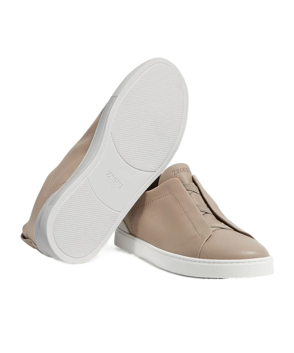 Zegna Triple Stitch Low-Top Sneakers