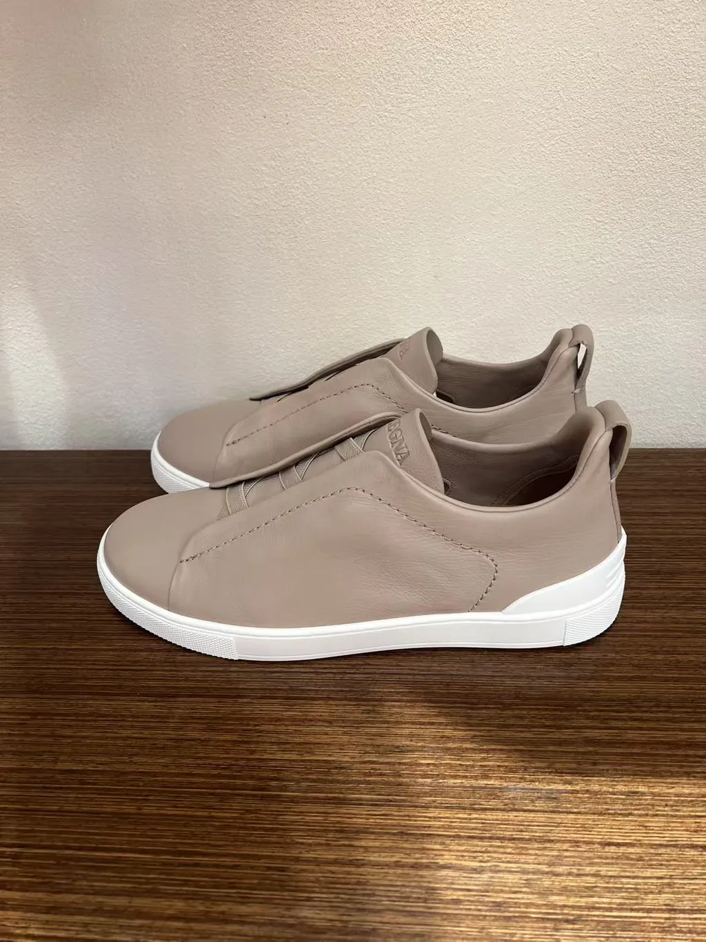 Zegna Triple Stitch Low-Top Sneakers