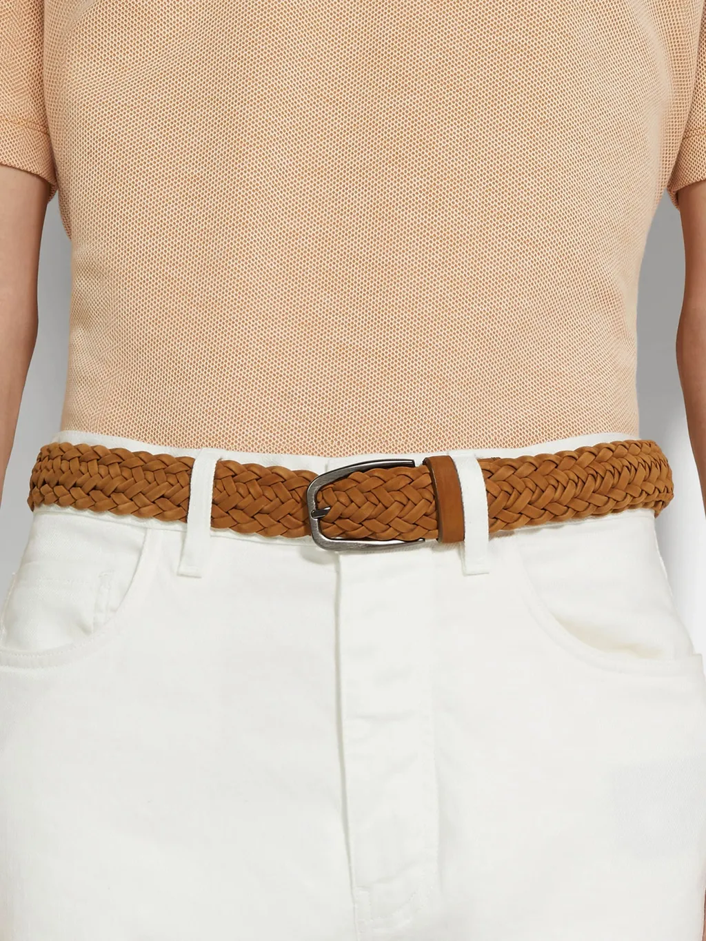Braided Leather Belt