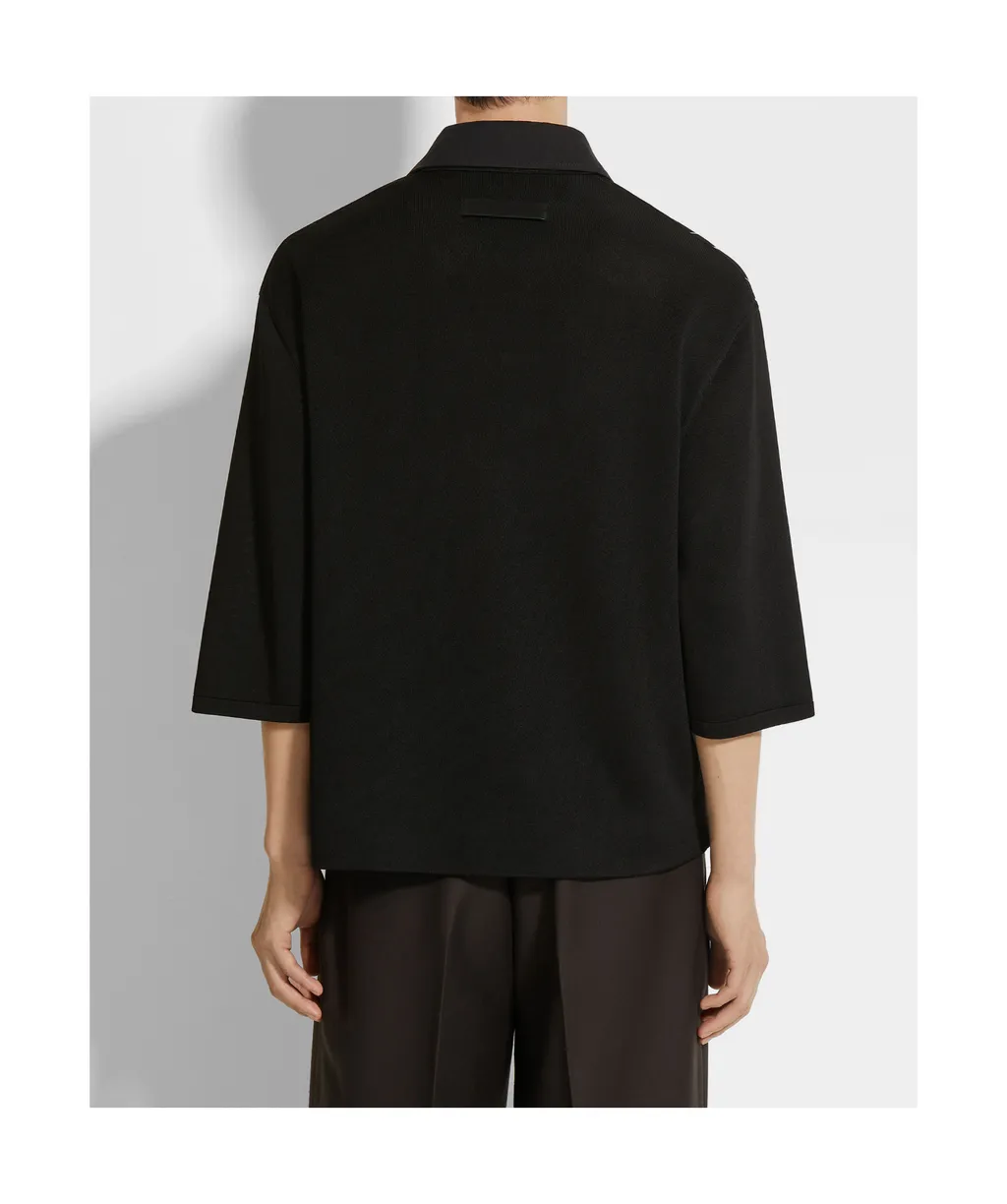 Silk Polo Shirt
