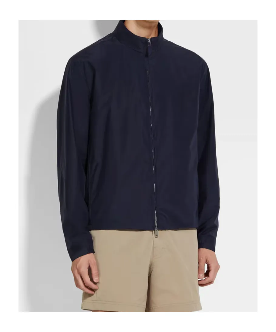Zegna High-Neck Zipped Jacket