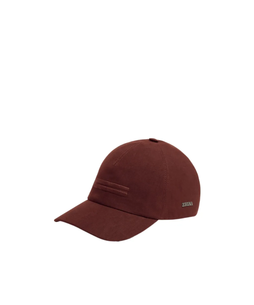 Zegna Oasi Lino Baseball Cap