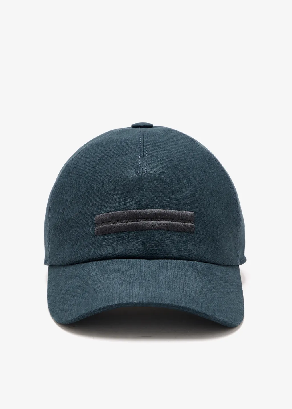 Teal Blue Oasi Lino Baseball Cap