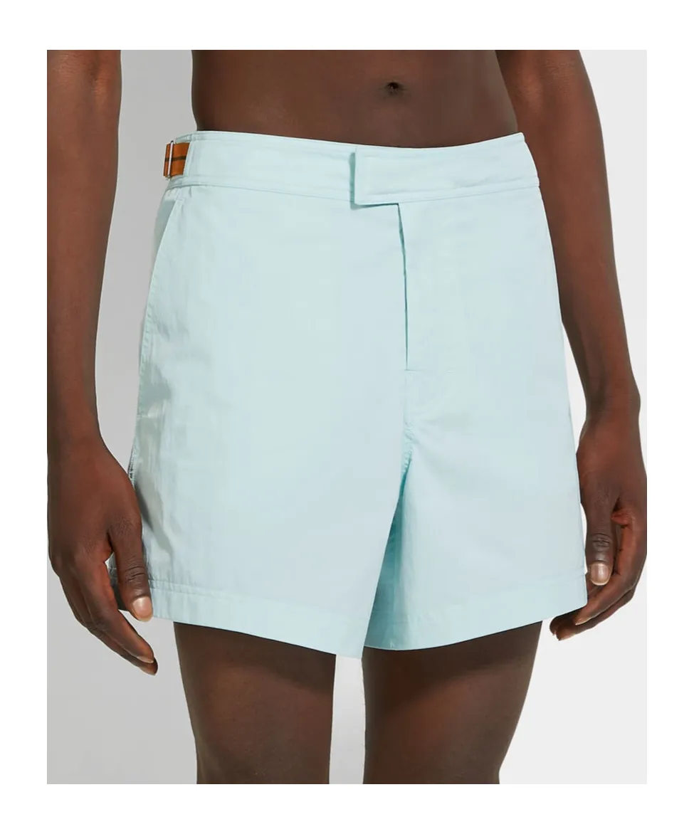 Zegna 232 Road Brand Mark Swim Trunks